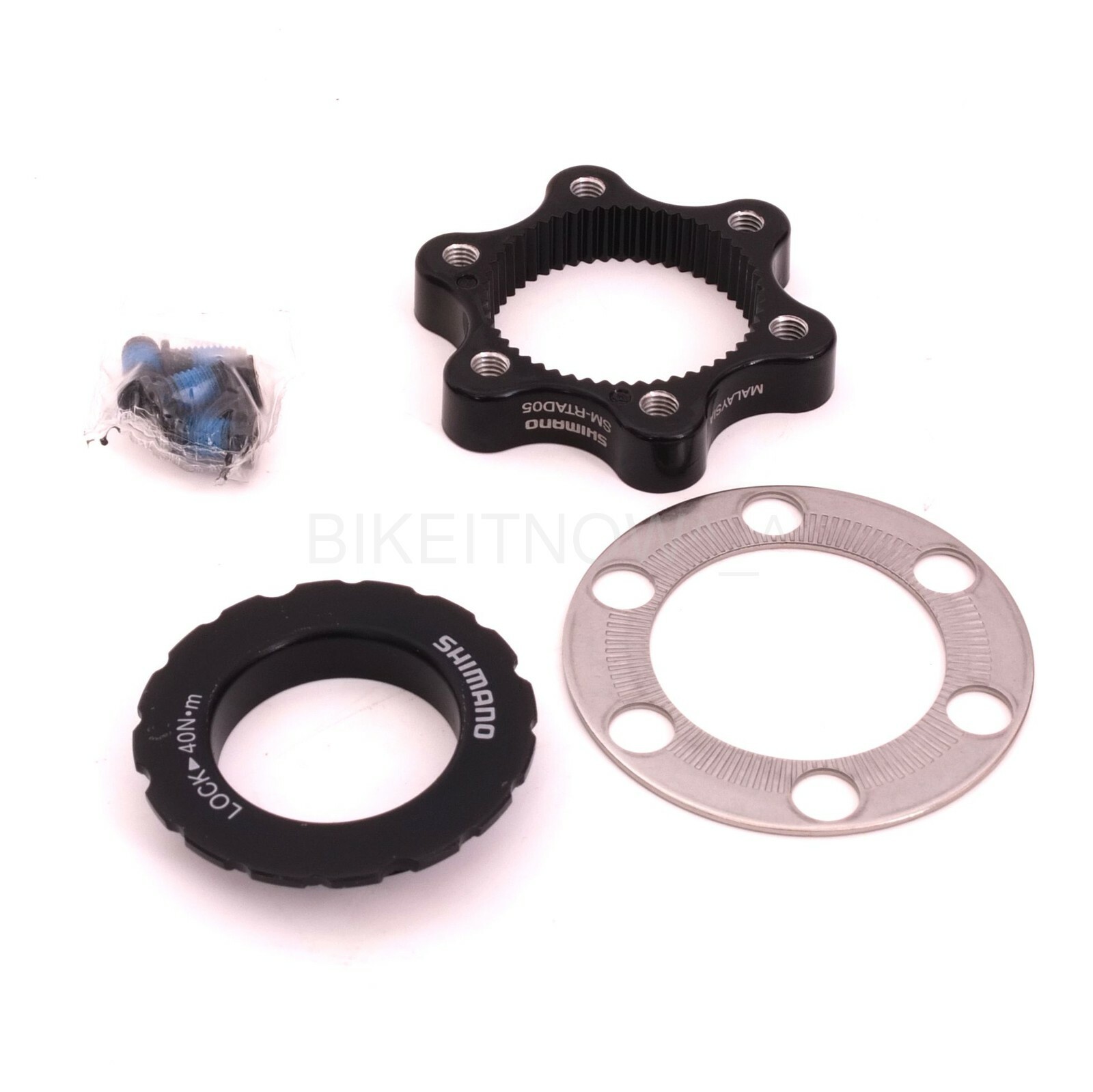 New Shimano Bike Center Lock to 6 Bolt Disc Rotor HUB Adapter SM-RTAD05