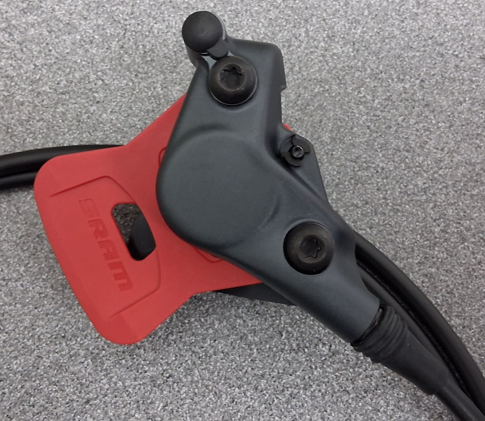 SRAM Force eTap AXS HRD Shift/Brake Lever & Caliper: Right/Rear, 1700mm Hose, D1