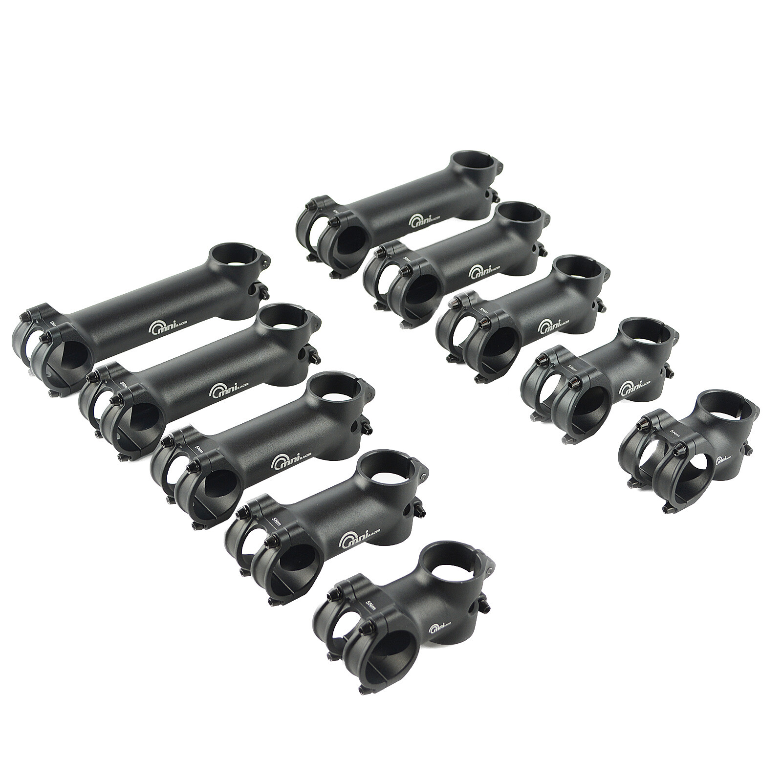 OMNI Racer WORLDS LIGHTEST ULTRA-Lite 3D Forged Alloy Stem: 31.8x 40-130mm BLACK