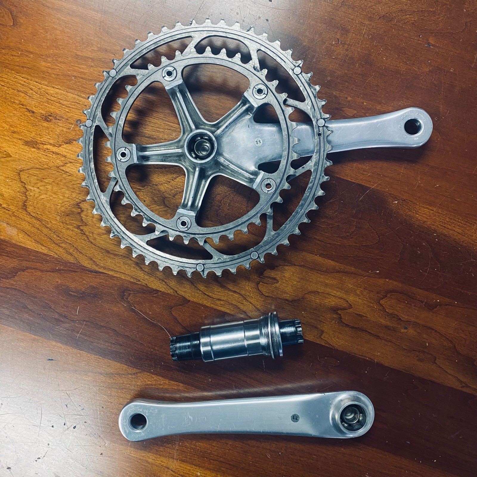 Shimano Dura-Ace FC-7701 Road Bike 2×9 Speed Crankset 175mm 53/39T w/ BB