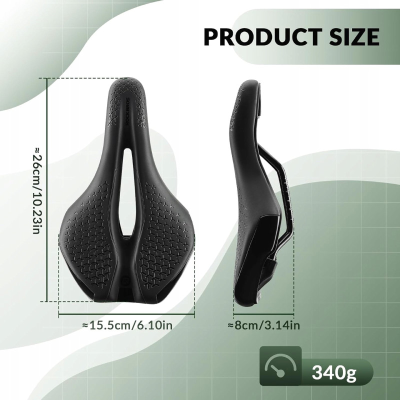 ROCKBROS 38210056001 Ergonomic Bicycle Saddle