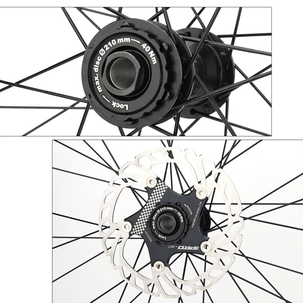 Bicycle Centerlock Lockring and Spacer Bike Center Lock Cover Wrench for 6 Bolt