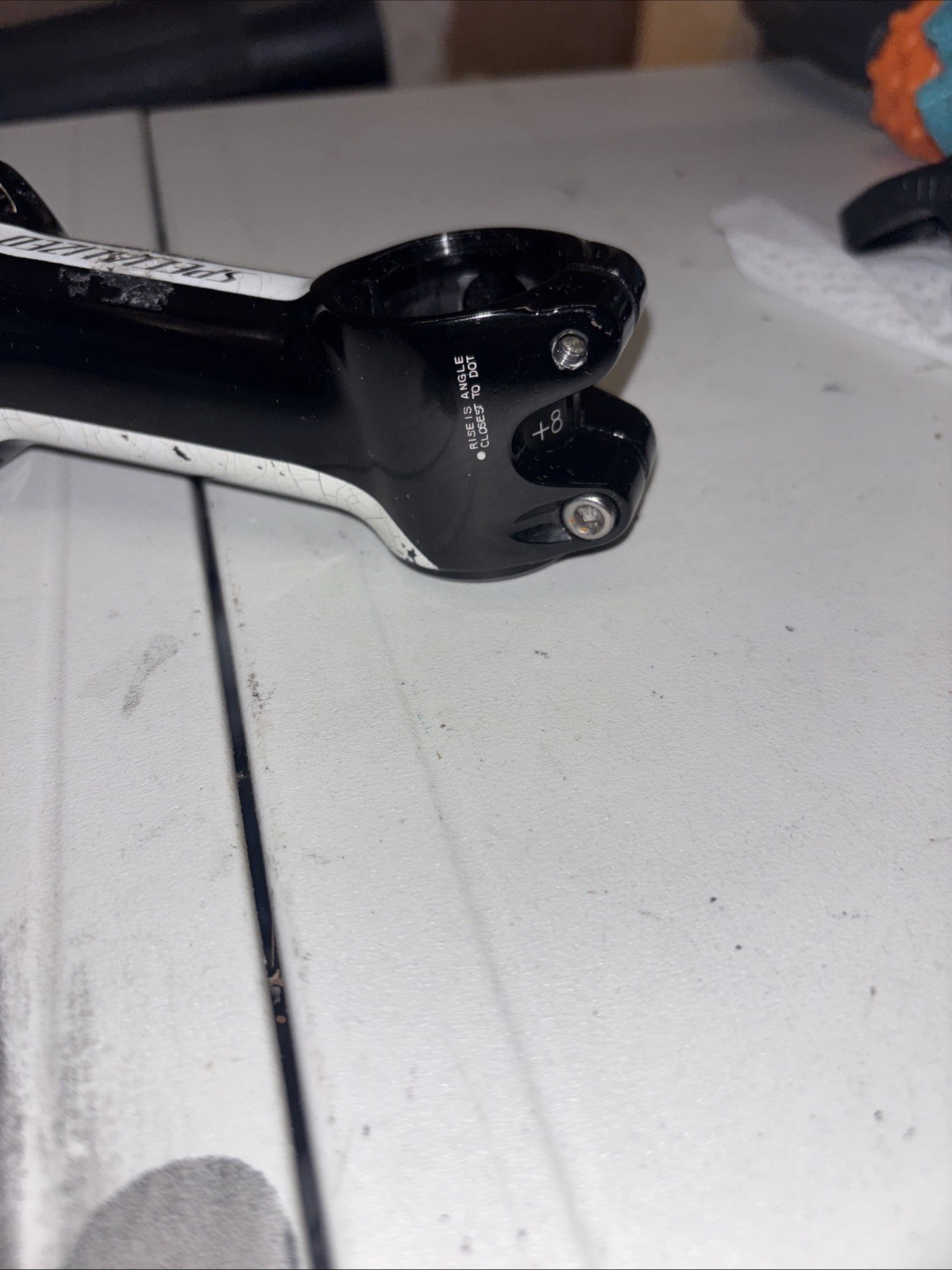 Specialized Stem 100mm  31.8 Black +16 -8 Shim 4 Bolt Faceplate Gloss Black
