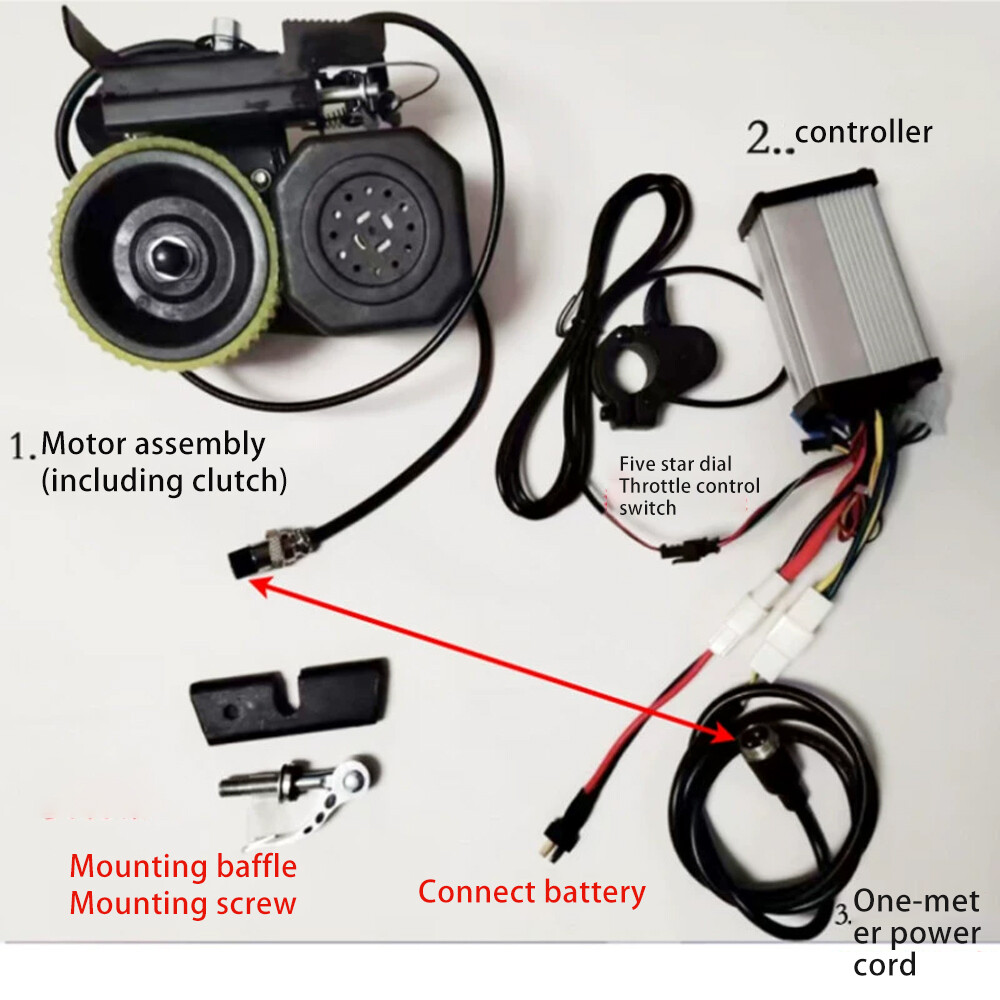 Electric bike Conversion Kit brushless motor Friction Drive Motor 24V,36V DIY