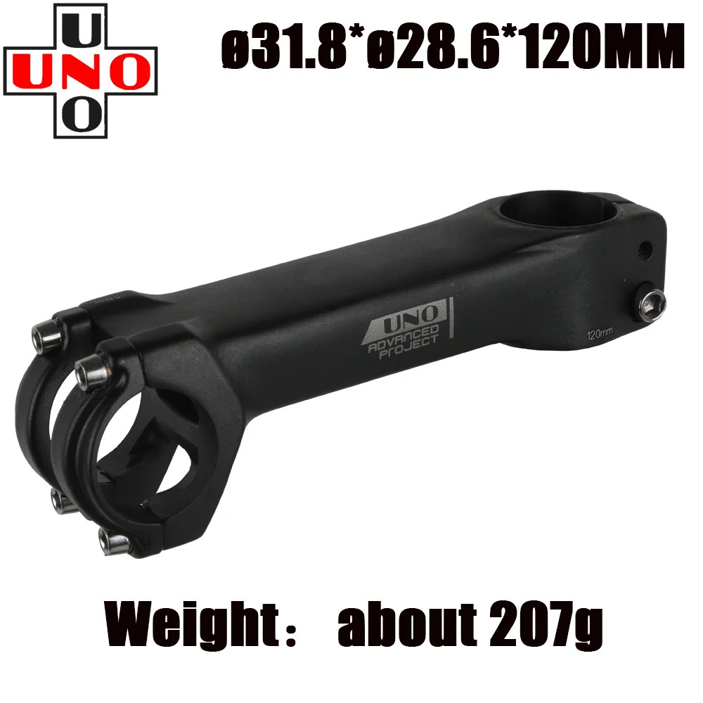 UNO Bike Stem Ultralight Road Bike Stem Fork-7 Degree 28.6Mm 31.8Mm 70/80/90/100