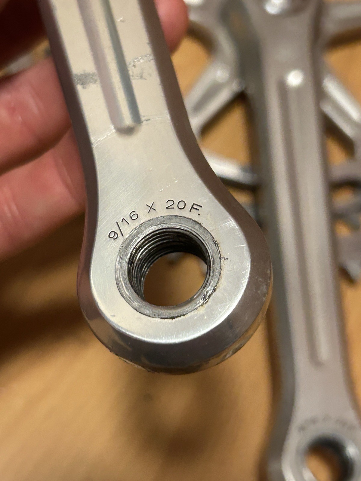 Vintage Campagnolo Super Record 170 Crankset 1049/A Double 52 42 Square Taper