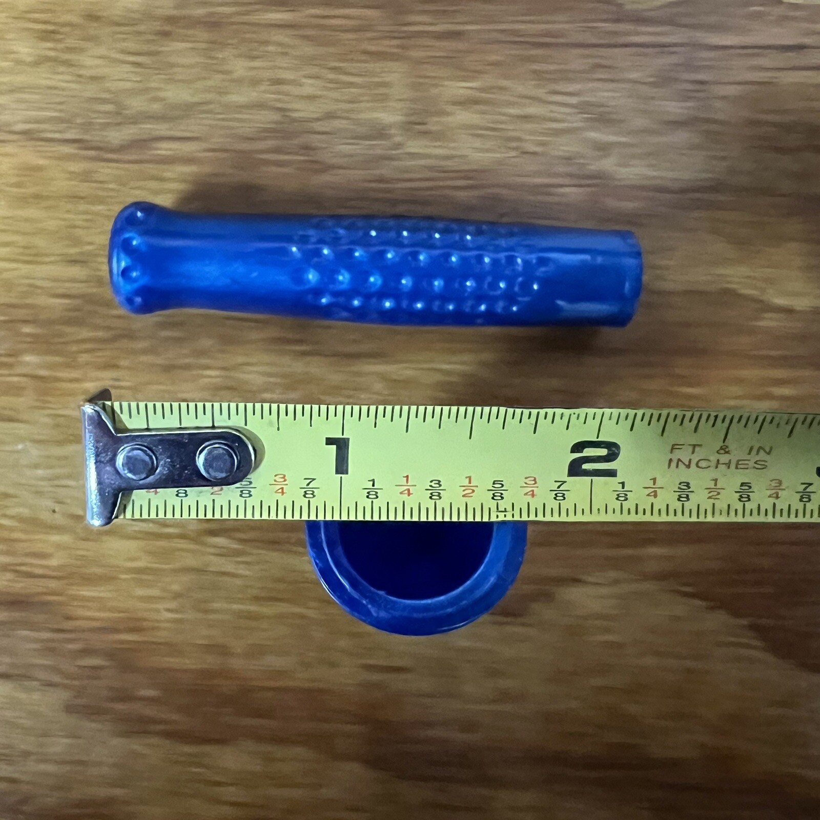 VINTAGE BLUE TRICYCLE GRIPS 5/8″ ID. 4-5/8″ LONG FIT ELGIN AMF HUFFY COLSON NOS