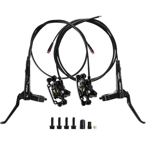 Hydraulic Disc Brake Set for E-Bike, 2-PIN 2-Piston, Pre-Bled, Mineral Oil, MTB