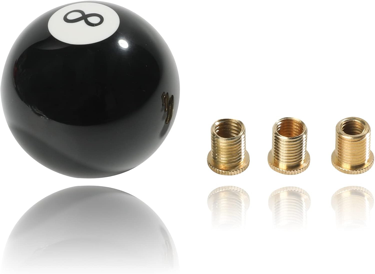 Shift Knob Manual Gear,Round Shift Knob Acrylic Gear,4 5 6 Speed Universal Shift