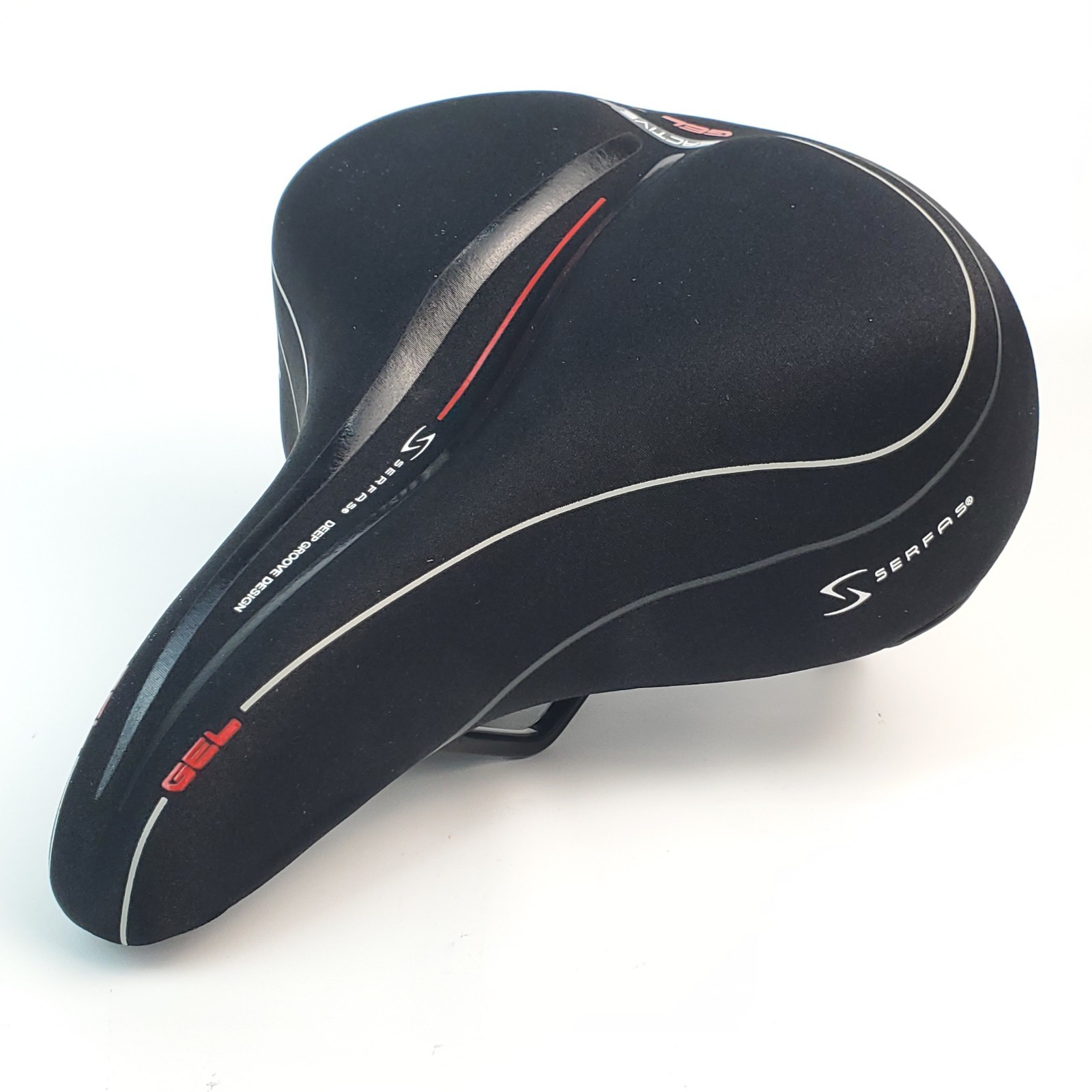 Bicycle Seat Serfas CR-762 Cruiser Saddle w/Lycra Cover