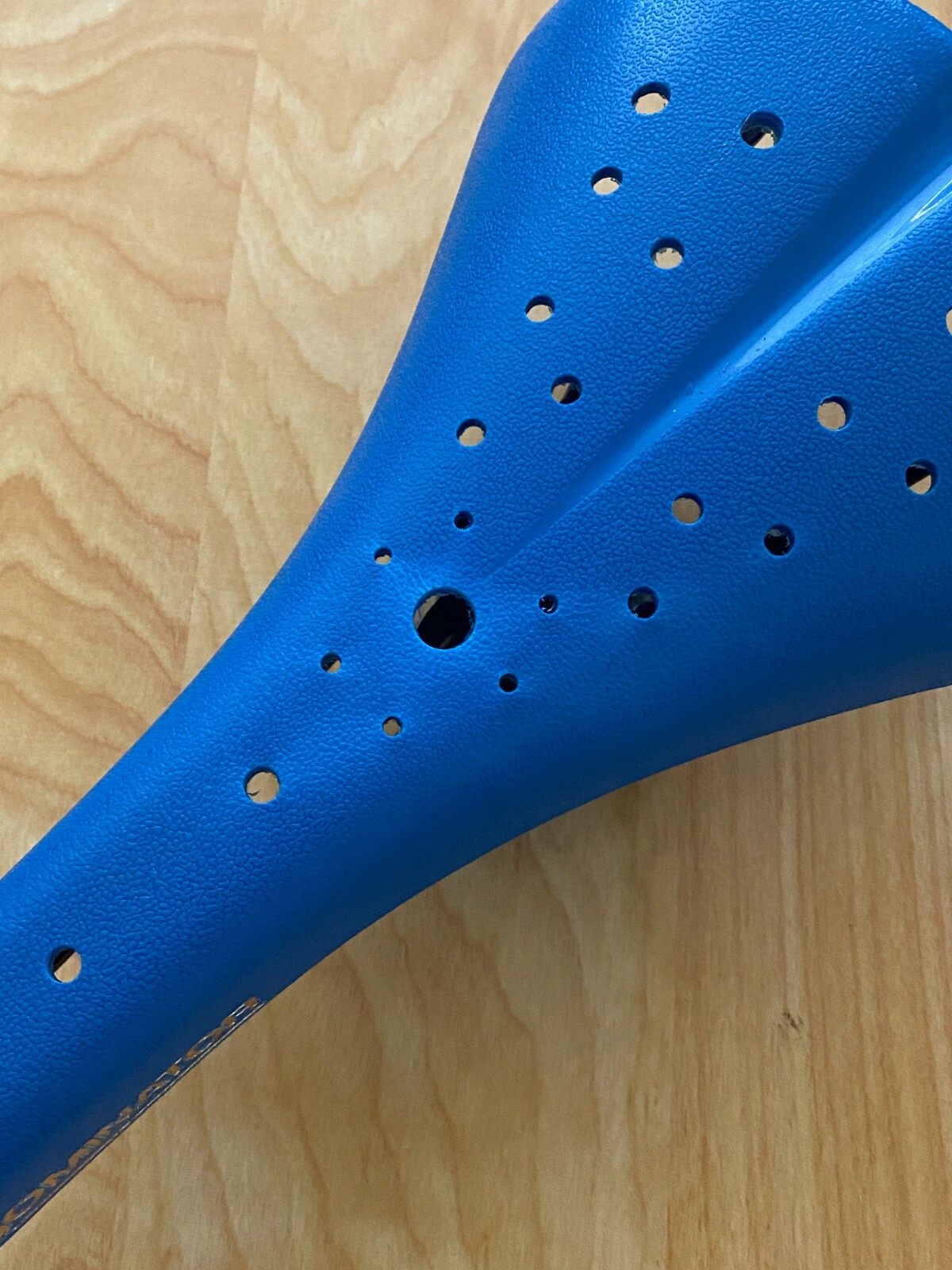 BLUE Viscount Dominator BMX Bicycle Seat- Old School Hard Shell saddle