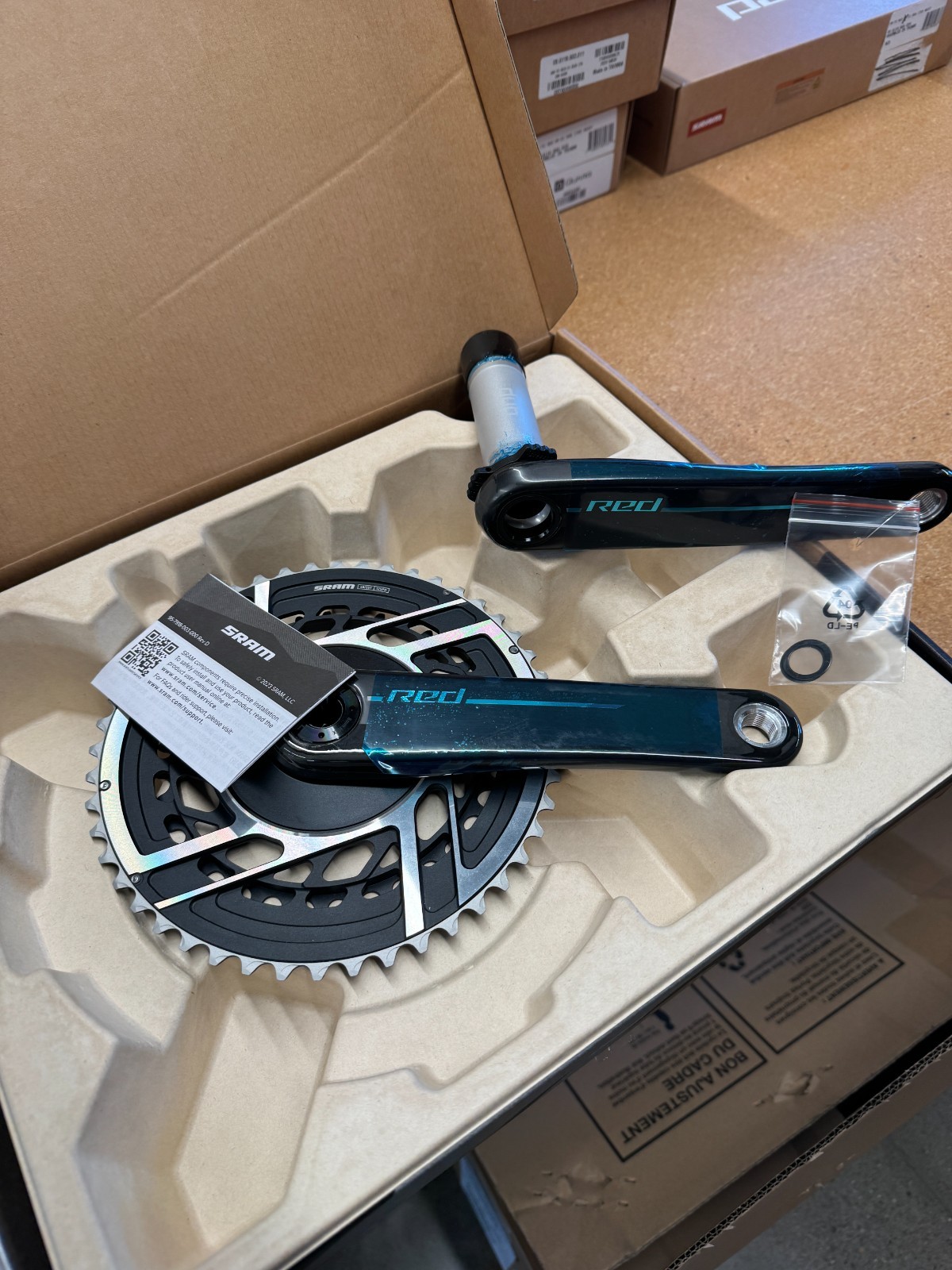SRAM Crankset Red E1 DUB 1725mm Direct Mount 4835T (BB not included)