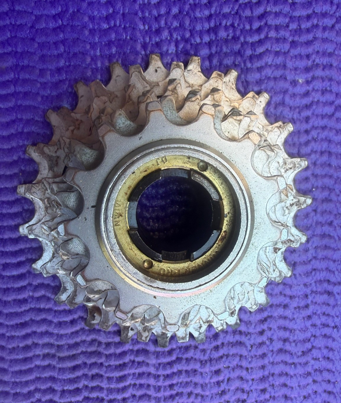 Suntour Winner Pro Freewheel 7 Speed Maeda 13-23T Silver 4 Prong Vintage 1980’s