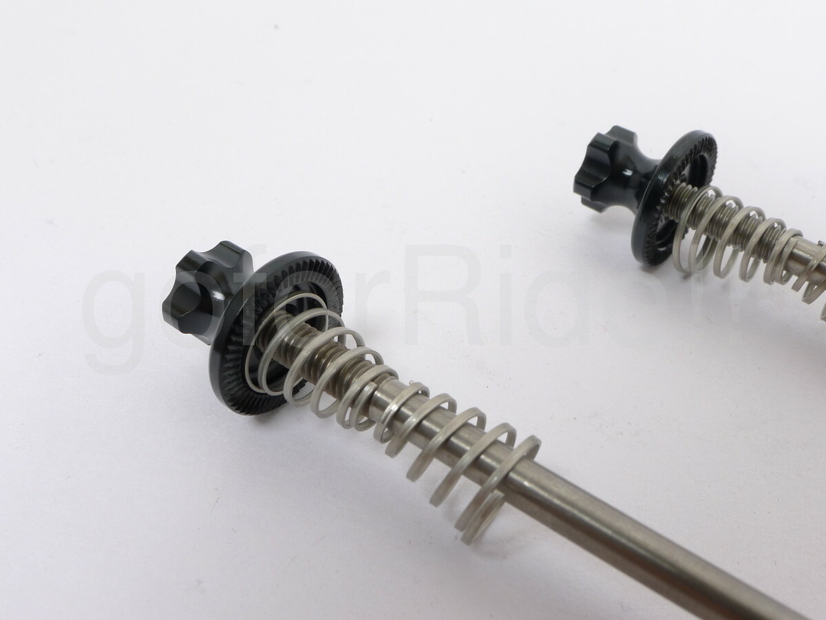New MTB Bike 100mm/135mm bicycle Ti Titanium Skewers 7075 lever 45g Black