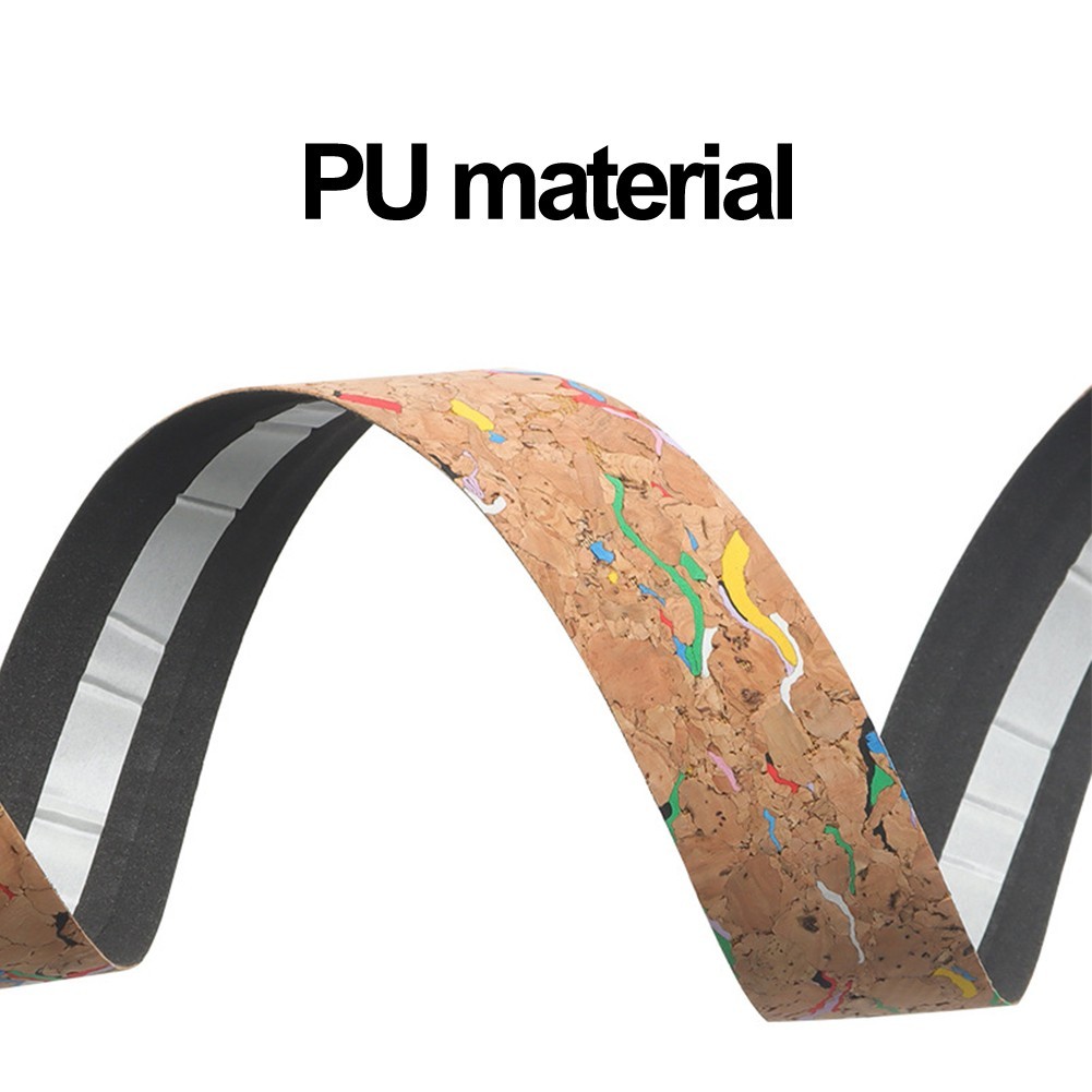 Cushioned PU Handlebar Tape for Comfortable Cycling 2150mm Length Brown