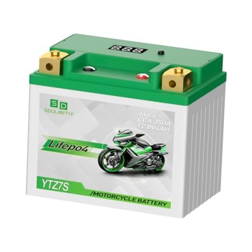 YTZ7S YTX5L-BS Lithium Motorcycle Battery LiFePO4 12V 4Ah 280-350CCA YTZ7S-4AH