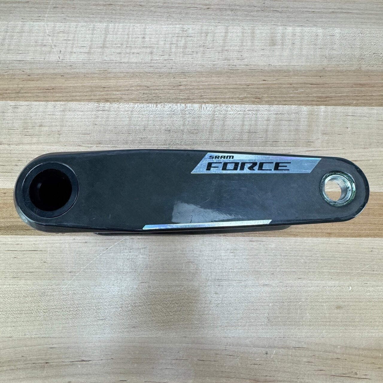 Light Use! SRAM Force AXS XPLR E1 165mm Carbon Dub Wide 8-Bolt Crank Arms 411g