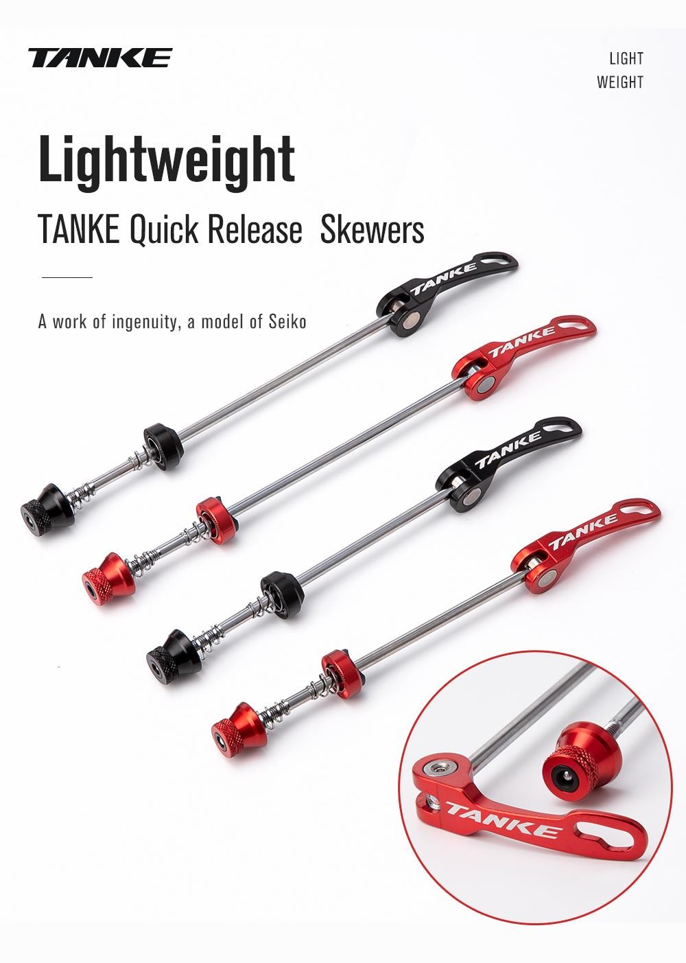 Tanke Bicycle Quick Release Bolt Hub Skewers Lever Axle Road Mountain Bike Repla