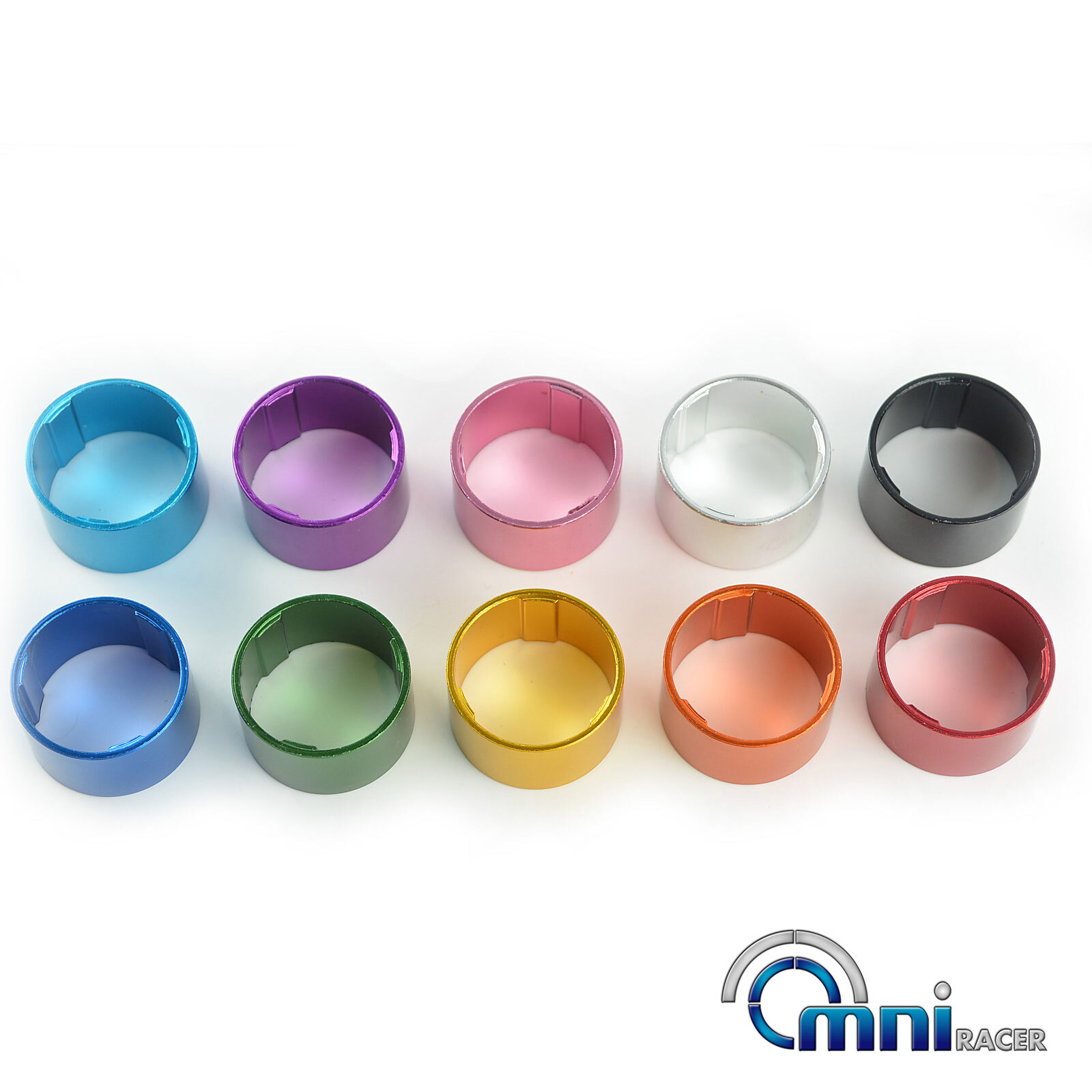1-1/8″ OMNI Racer WORLDS LIGHTEST Alloy Headset Spacer Set: 2,3,5,10,15,20mm