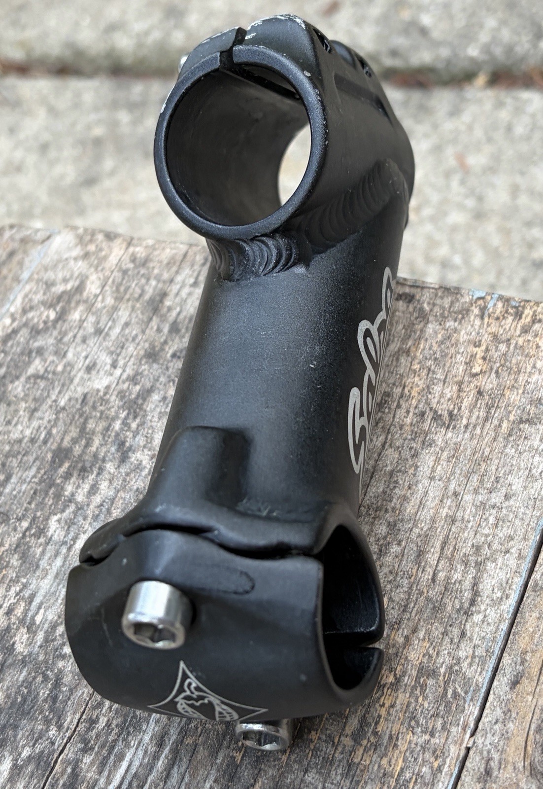 Salsa Threadless Stem 1 1/8″ Steerer 25.4 Riser 80mm Black Vintage Mountain Bike