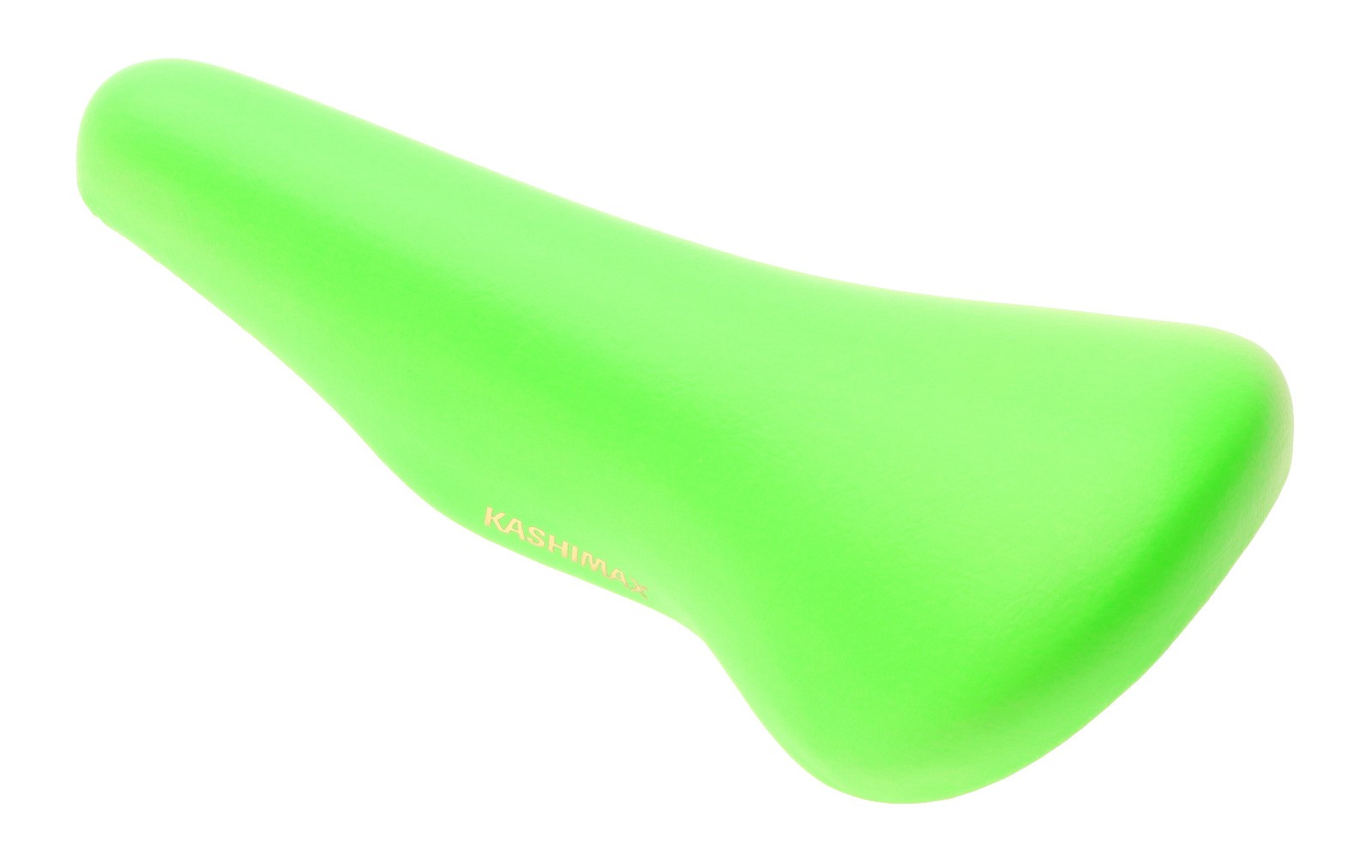 Kashimax KX-2A Padded Saddle Steel Rails Neon Green Vinyl KX2A NOS NEW