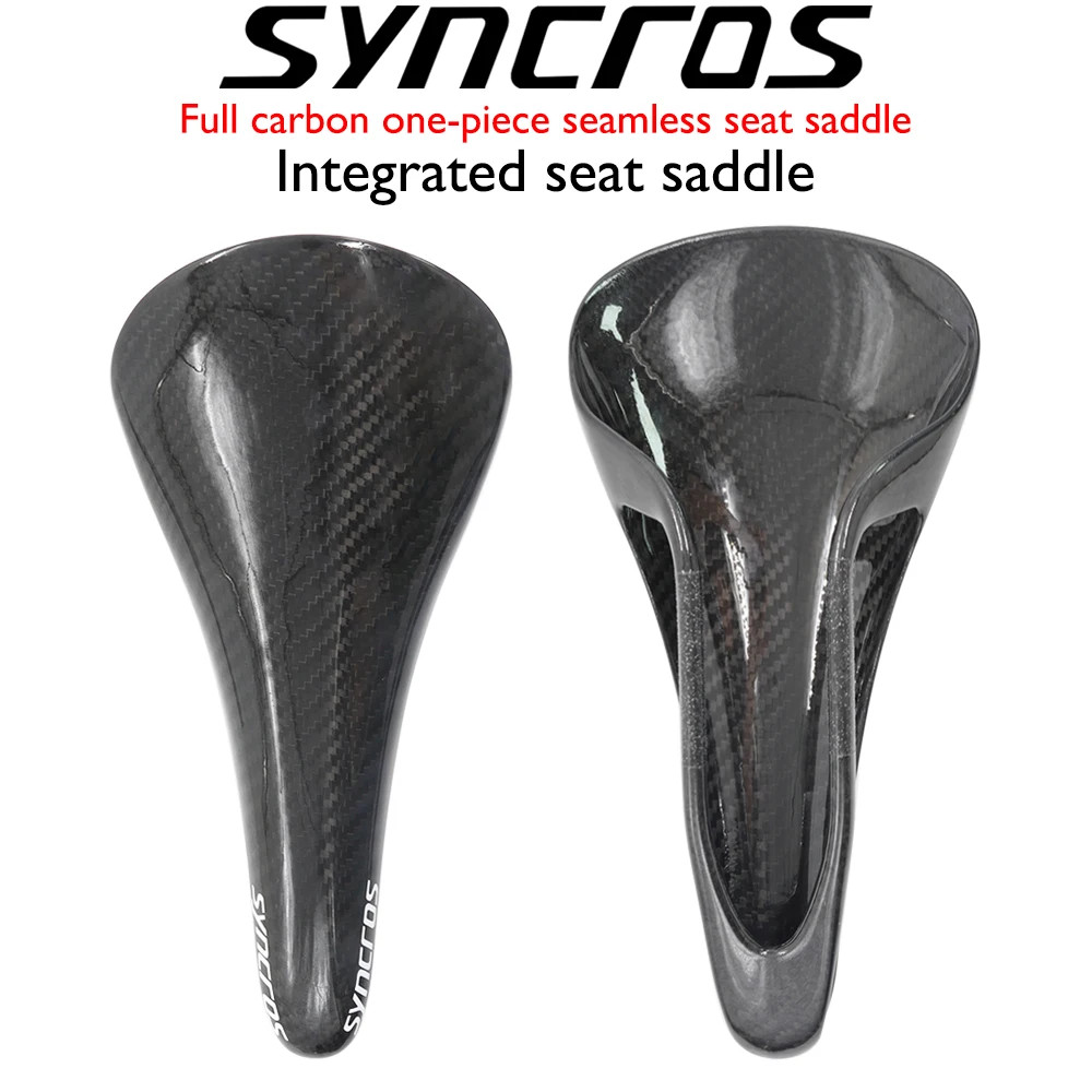 Road Bicycle Carbon Saddle Seamless Aerodynamic/ergonomic Synthetic Design Seat