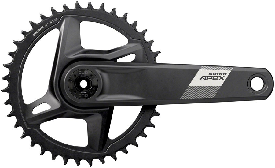 SRAM Apex 1 Wide Crankset – 170mm, 12-Speed, 40t, Direct Mount, DUB Spindle