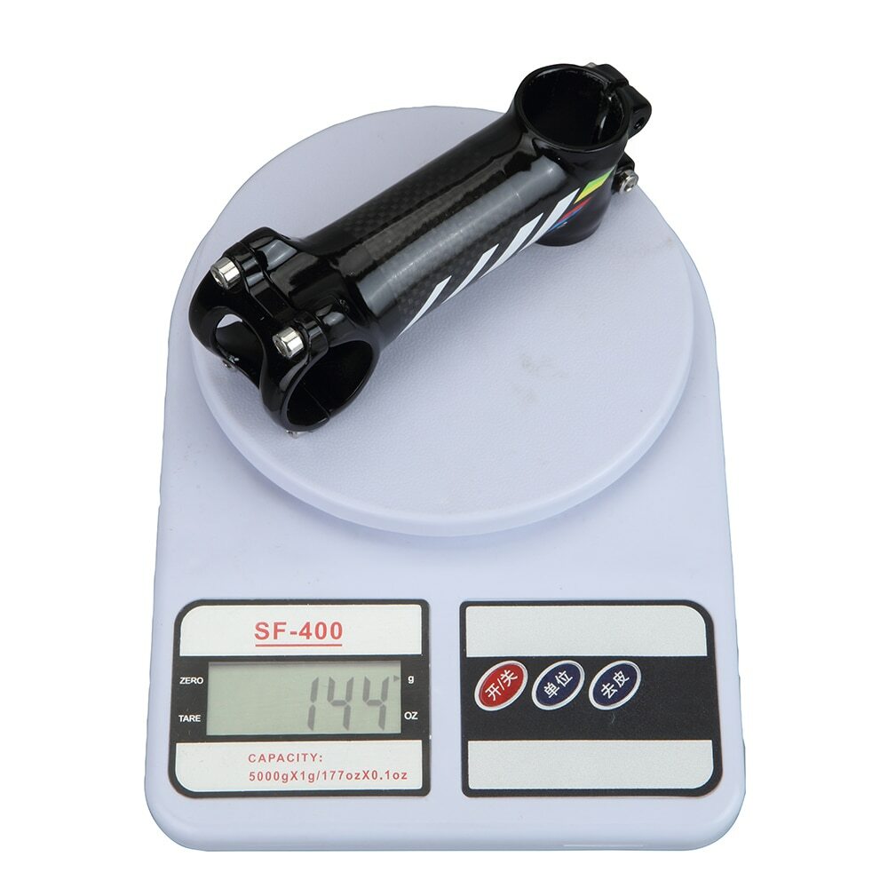 BALUGOE Aluminum Carbon Fiber Riser Bike Stem Bicycle Handle Stem 28.6-31.8mm