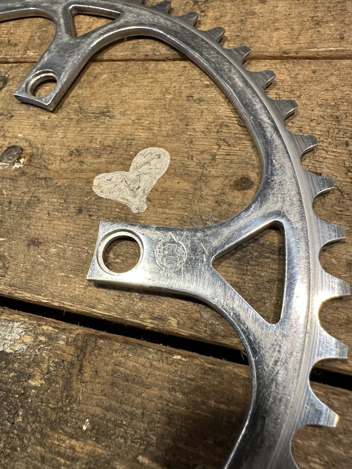 ZEUS 54 tooth 119mm bcd Chainring. Time Trail BIG RING Vintage Zeus 2000
