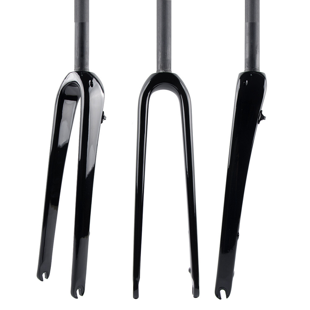 Full Carbon Gravel Road Bicycle Forks 700*42C QR or Thru Axle Disc Bike Fork