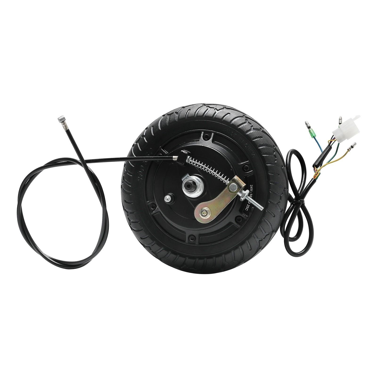 Electric Bike Hub Motor Kit 24V 350W Brushless Motor 8″Wheel Wheelbarrow Scooter
