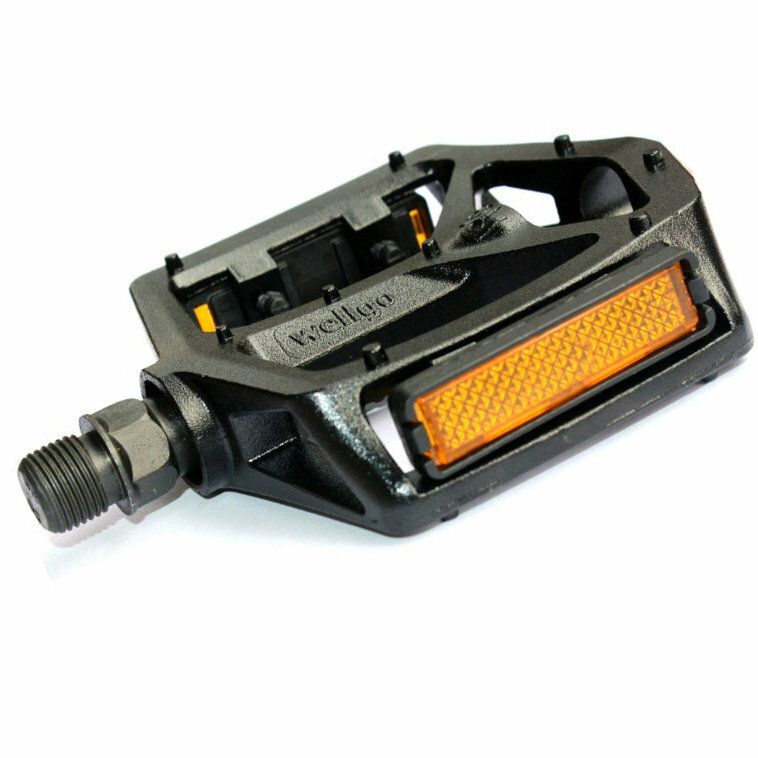 Wellgo B249 Cycling Pedal Aluminum Alloy Lightweight black DU Bearing Pedals MTB