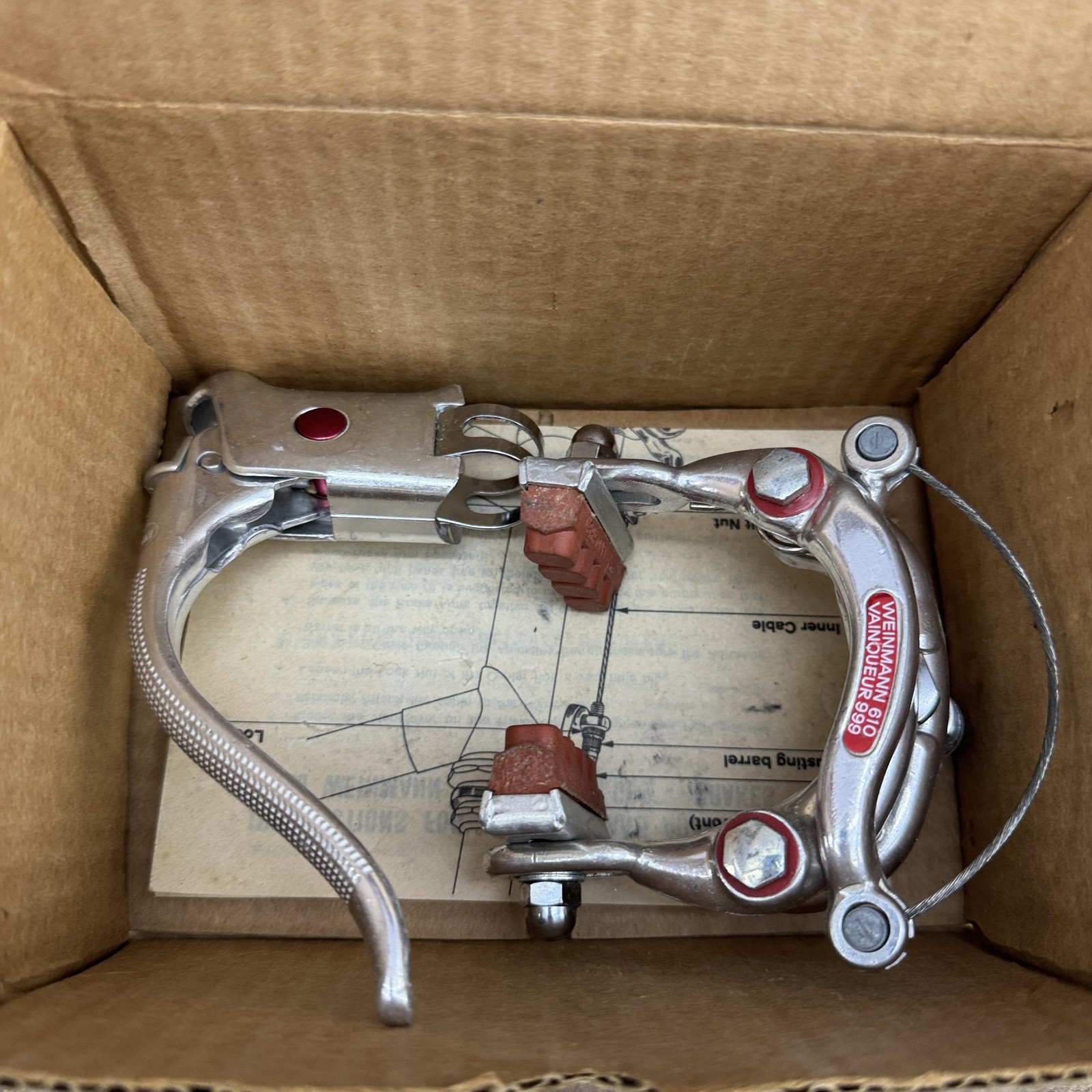 Vintage Weinmann 610 Center Pull Brake NOS Front Caliper Lever Drop Bar 999