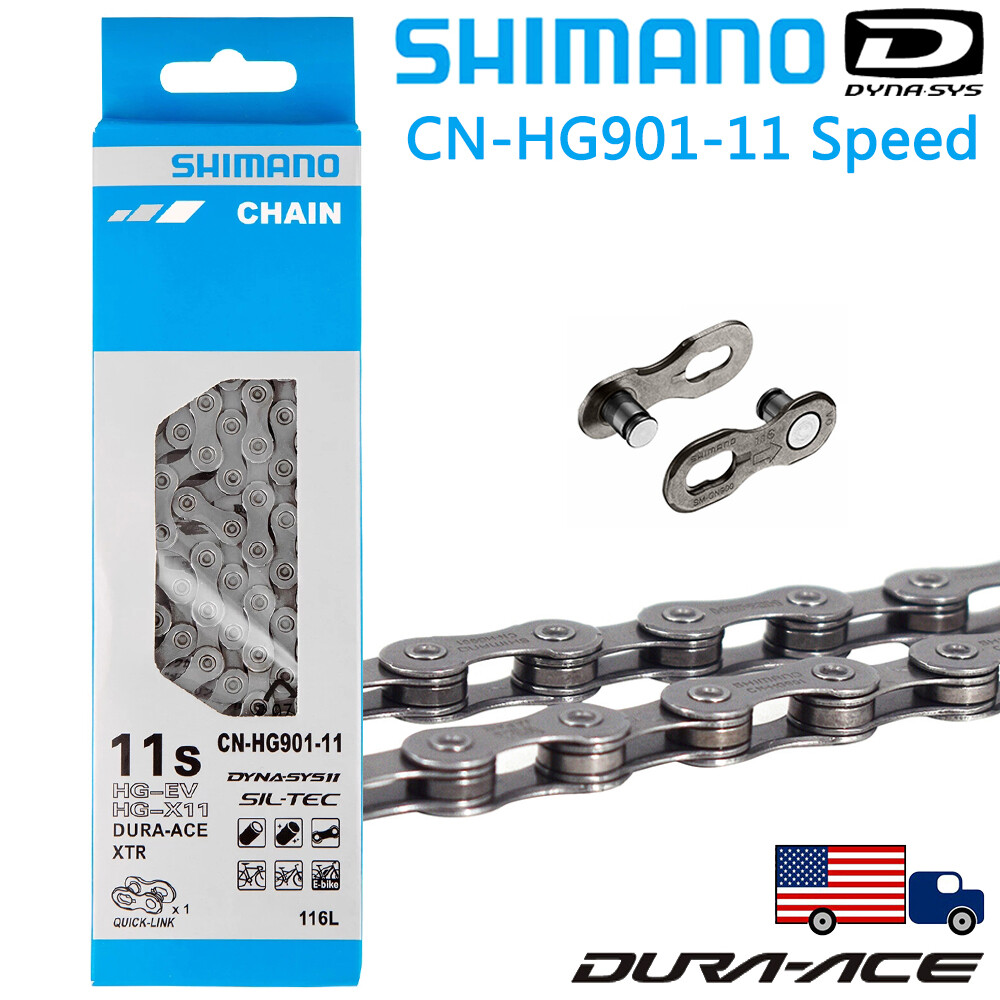 Shimano 11 Speed Chain CN-HG901 Mountain Bike MTB Road E-Bike 116L Quick link