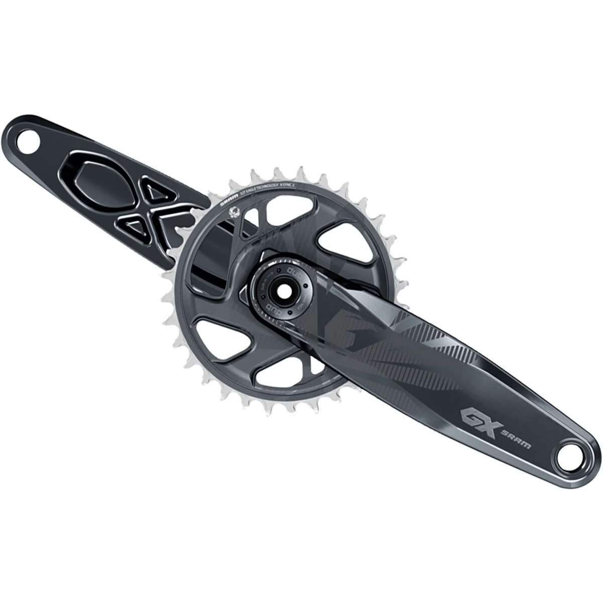SRAM GX Eagle DUB Crankset – MTB Wide Lunar, 55mm Chainline, 170mm