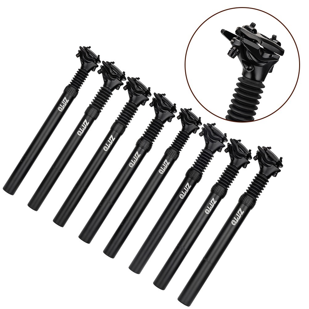 Improved Suspension System With Shock Absorber Seat Post For Mountain Bikes