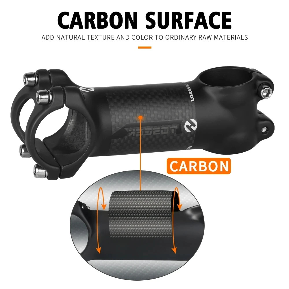 Bicycle Stem 28.6 – 31.8mm Bike Handlebar Stem 6 Degree or 17 Degree 60-120mm
