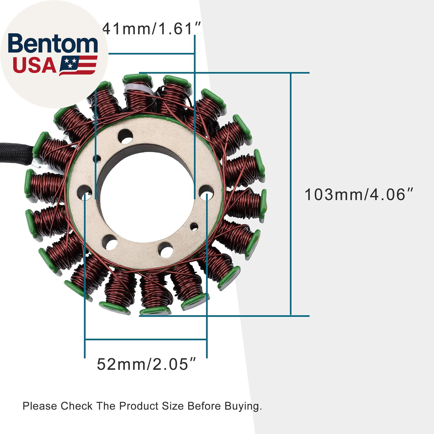 Dc-Magneto Stator 18-Coil for CN250 CH250 Cf250Cc Water-Cooled ATV Dirt Bike Mot
