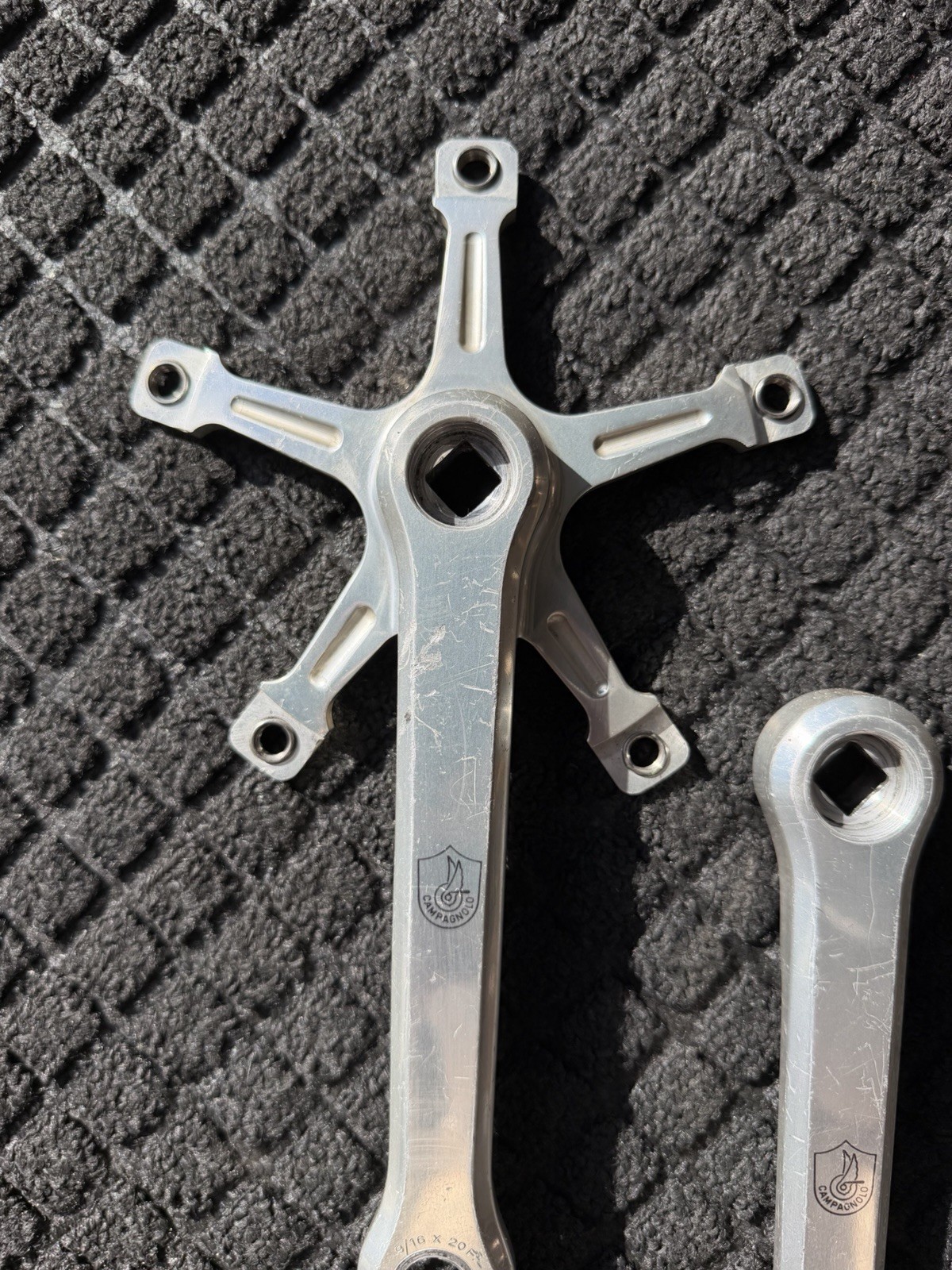 Vintage Campagnolo Super Record Pista Crank Arm 167.5 144BCD Track Fixed Gear