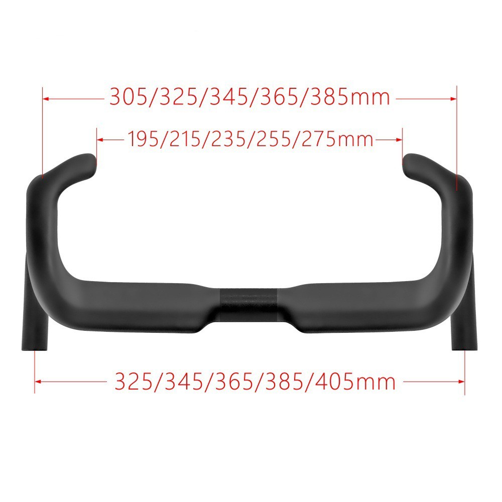 Track Handlebar Cycling Sprint Match Bent Handle Bar Carbon Fixed Handlebar