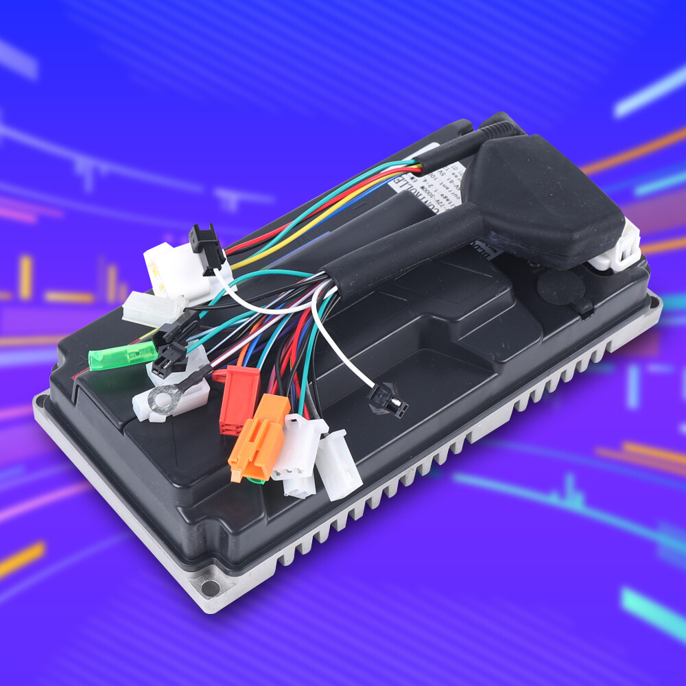 Black Big Power E Bike Brushless Motor Sensor 3000W 60-72V Sine Wave Controller