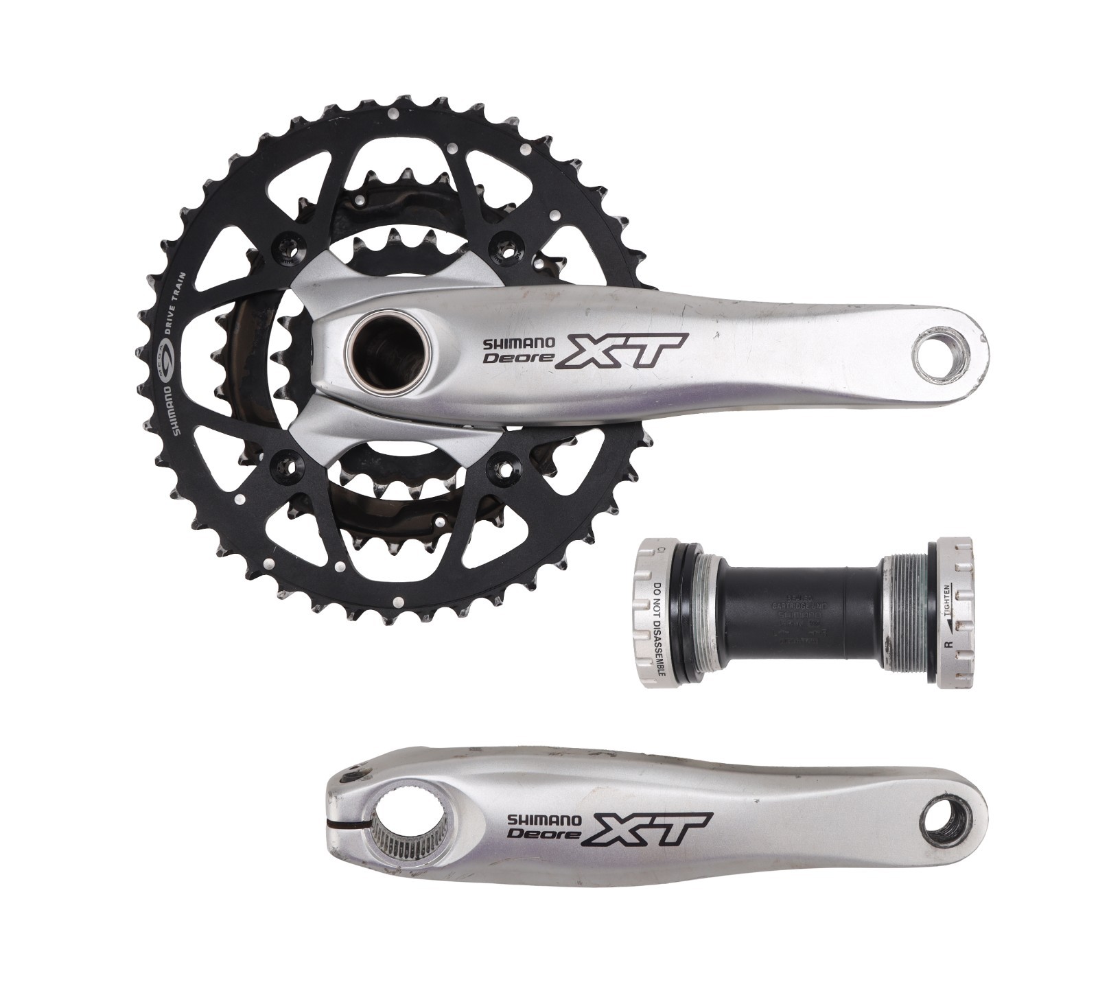 Shimano Deore XT 3x 9 Spd FC-M760 Mountain Bike Crankset 175mm 44/32/22T w/ BB