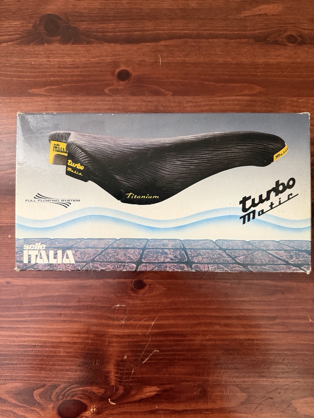 Selle Italia Turbomatic Saddle Steel Rail 90s Black Stripe Shelfwear NEW NIB NOS