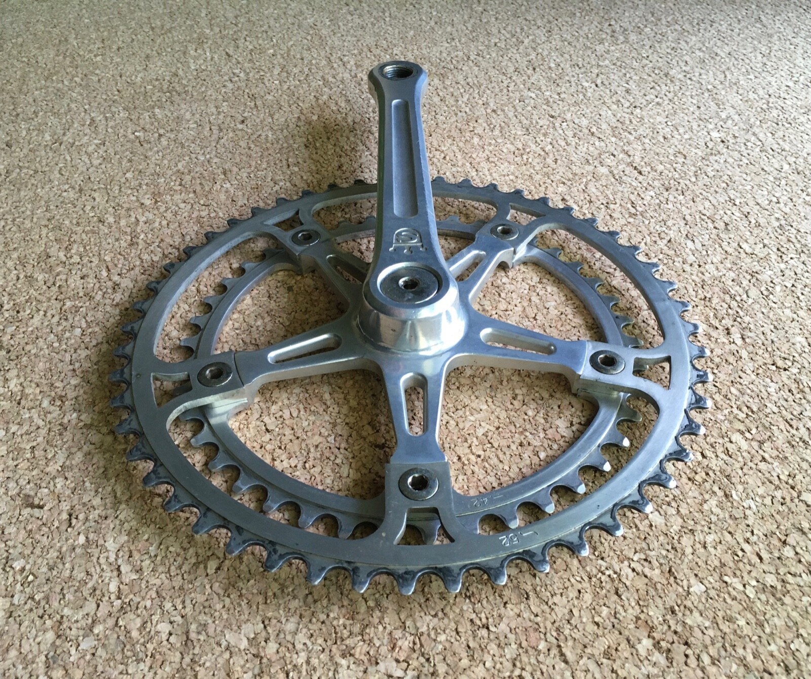 Sugino Mighty Road Bike Crankset 171mm – 52/42 Tooth – Made in Japan
