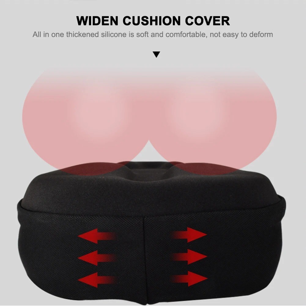 Comfort Gel Bike Seat Cover Thick Bicycle Saddle Cushion MTB Road Cycle