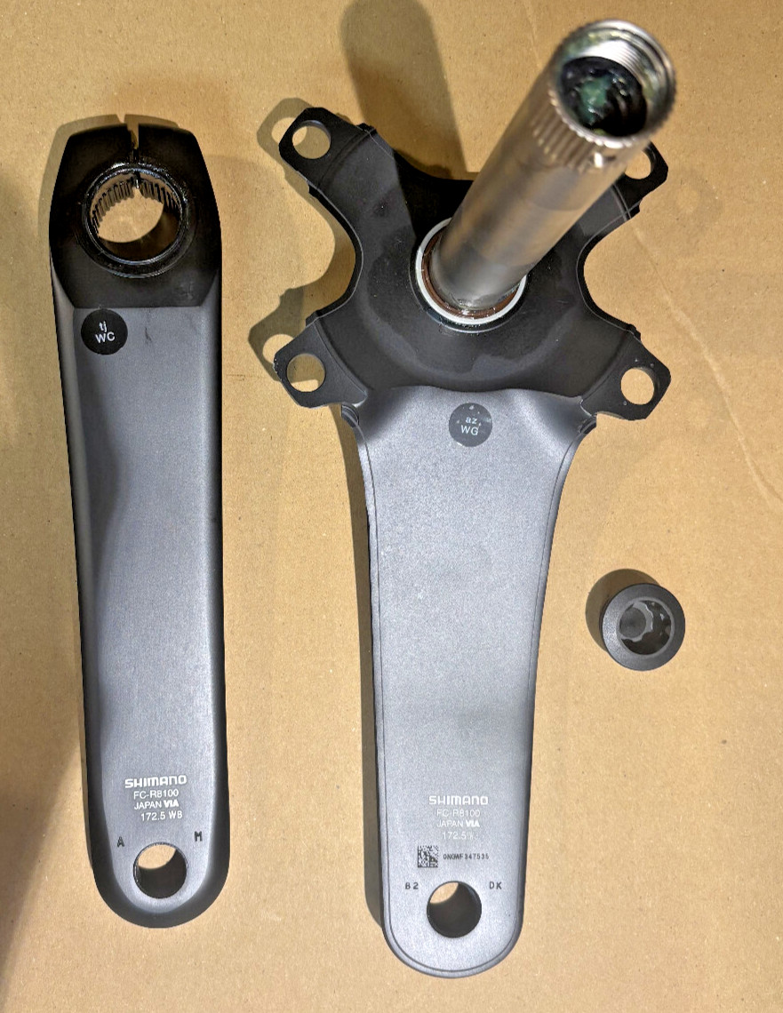 Shimano Ultegra FC-R8100 172.5mm 12s Hollowtech II Crank Arms Without Chainring