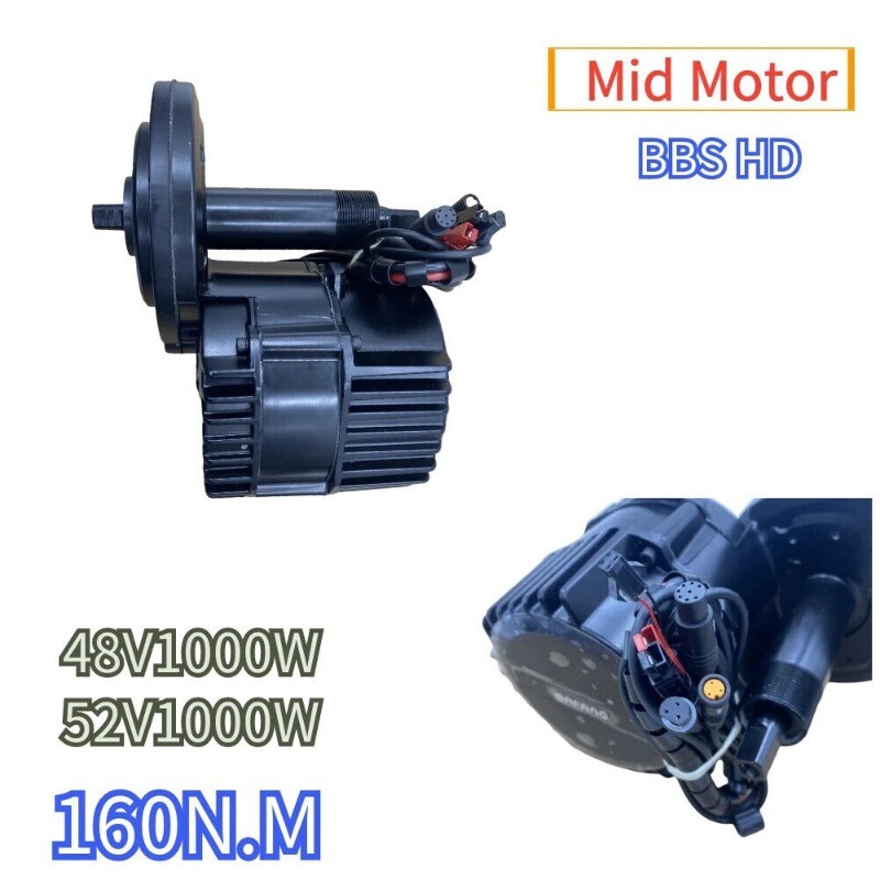 36V 48V 52V 500W 750W 1000W Mountain Electric Bike Gear Mid Motor Conversion Kit