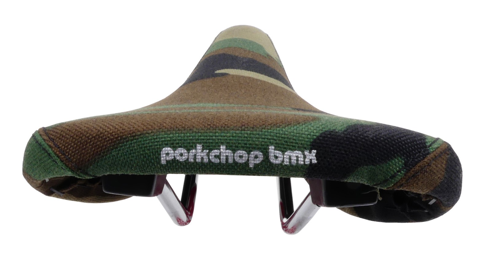 Porkchop BMX VL-1356 railed bicycle seat saddle – BALLISTIC NYLON – CAMO