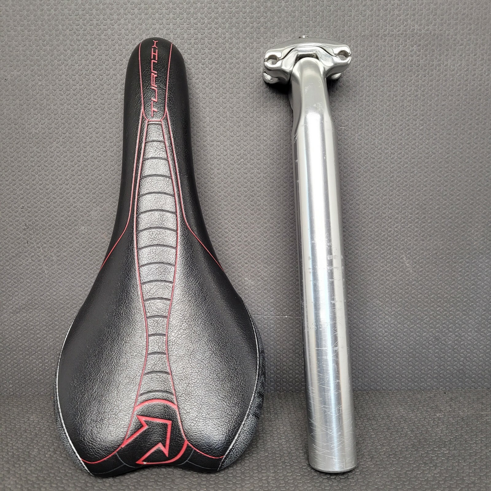 Turnix Pro Saddle Seat 128 mm Road Bike w/ Aero Seatpost 27.2 x 245 mm 238 grams