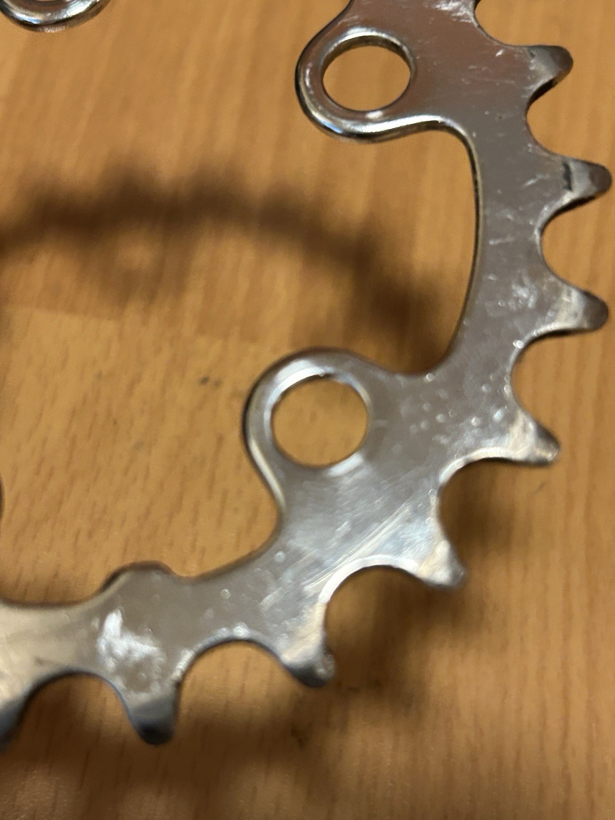 Shimano SG Chainring 22T SG J-22 Silver Chrome Steel Triple Inner 58 BCD 90s MTB